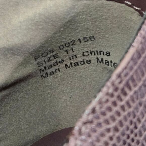 🐢 Journee Collection Glam Vegan Snake Skin Side Zip Boots.  Size 11. - Picture 11 of 13